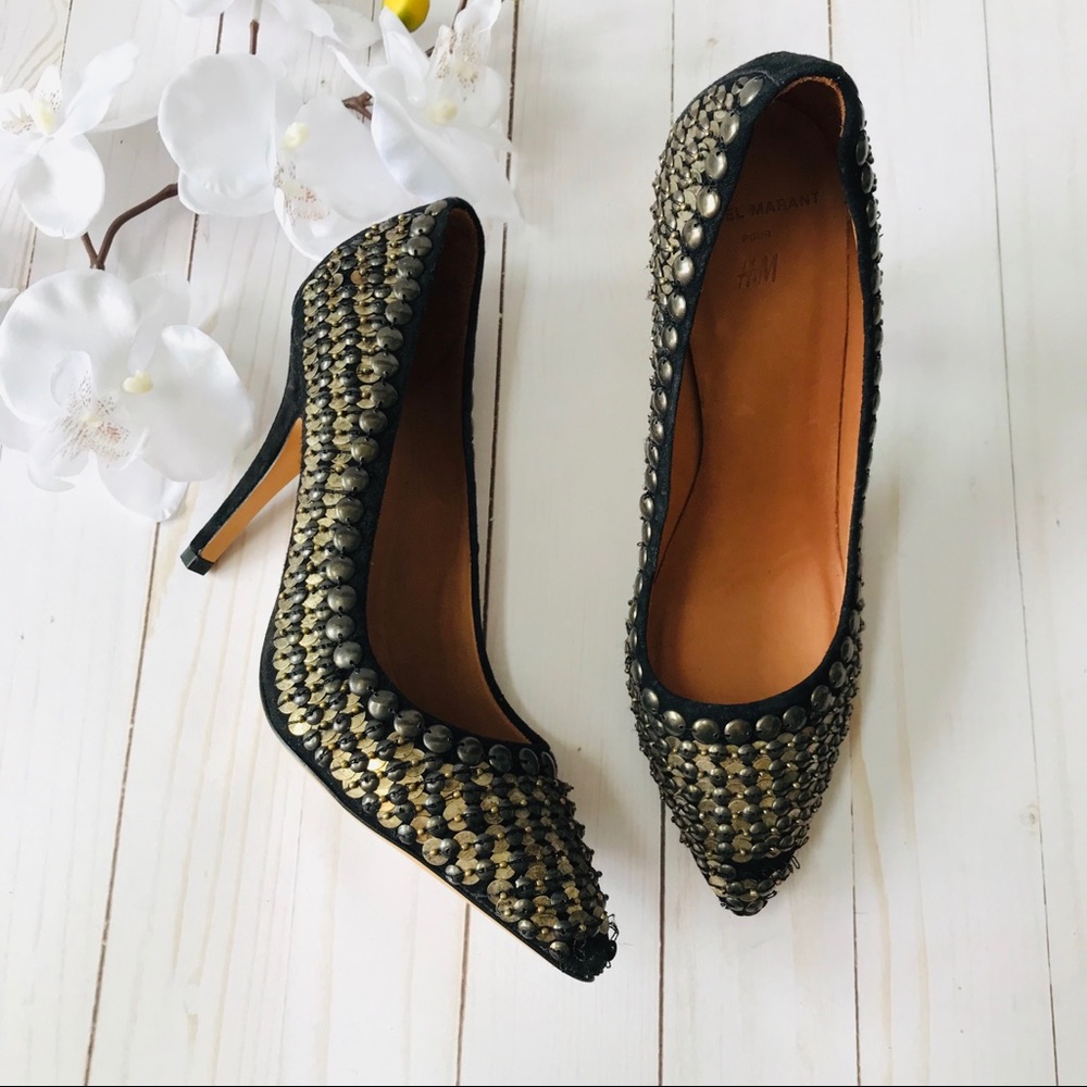 Isabel Marant Embellished Leather Pump - Picture 7 of 7